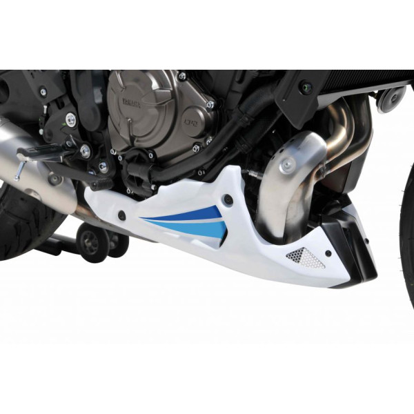 Ermax Ermax belly pan | historic white [rw]/blue turquoise/blue | yamaha xsr 700 2022>2023
